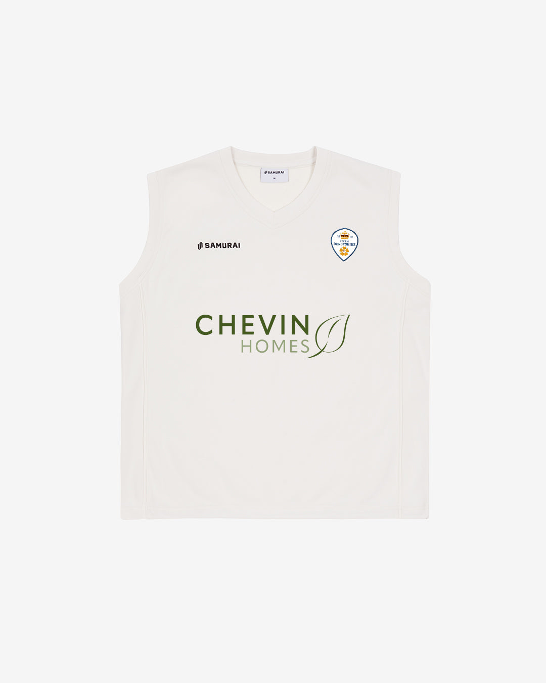 Derbyshire CCC - EP:0132 - Cricket Sleeveless Sweater