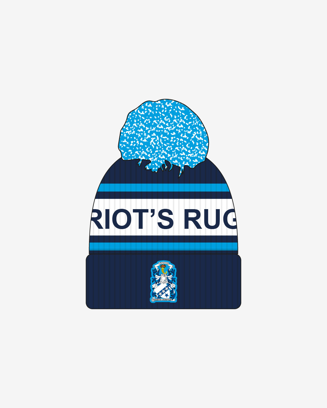 Heriot's Rugby Club - Bobble Hat - Navy